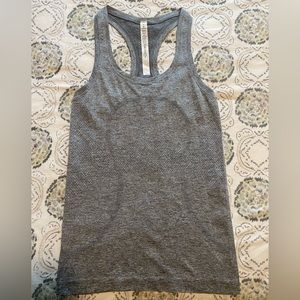 Lululemon gray swiftly tank top regular length